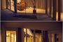 Villa BH - sala y dormitorio por la noche