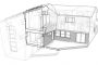 casa SLRSRF plano sección perspectiva