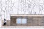 plano alzado refugio Sunset Cabin