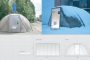 detalles refugio hinchable de hormigon
