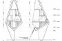 planos seccion refugio Pole House