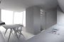 render interior cocina refugio Pole House