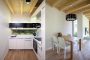 cocina y comedor casa de madera en R Checa