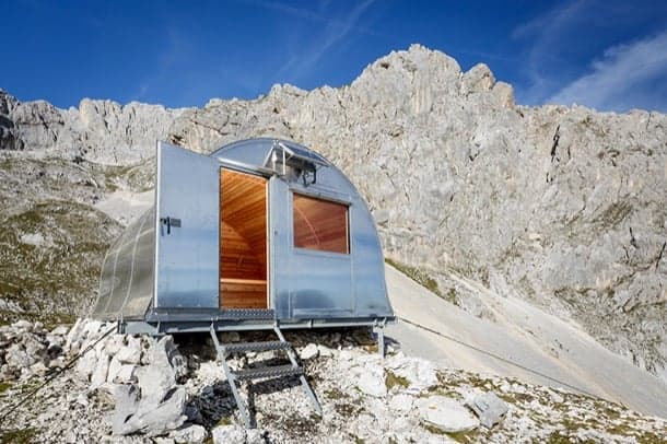 Bivak II: refugio en el Triglav (Eslovenia) refugio alpino Bivak II Triglav
