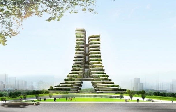 Torre para el ayuntamiento de Bac Ninh torre con arboles ayuntamiento Bac Ninh