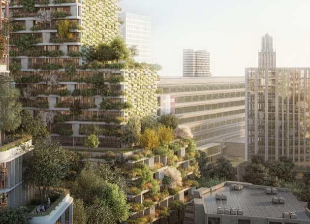 Torre Wonderwoods: proyecto de uso mixto (Utrecht) Hawthorn Tower de Utrecht - fachadas