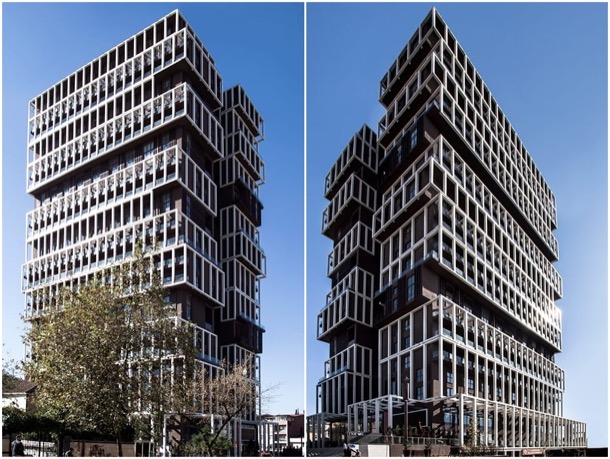 Torre con jardín vertical (Estambul) NEF Flats 163 Estambul - fachadas