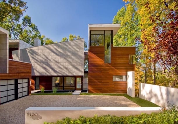 Residencia Wissioming: casa con espacio de trabajo Residencia Wissioming - patio de entrada