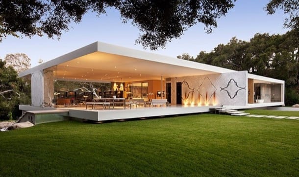 Vivienda de $35 millones lujosa villa Glass Pavillion Santa Barbara California