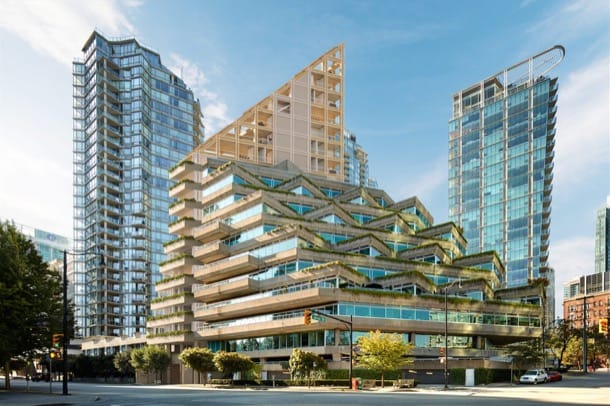 Edificio en altura de madera, para Vancouver Terrace House Vancouver - Shigeru Ban