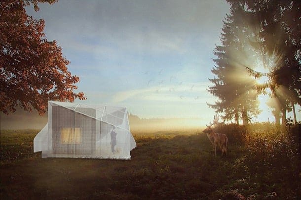 Black Box: refugio para conectar con lo esencial moderno refugio flotante Black Box