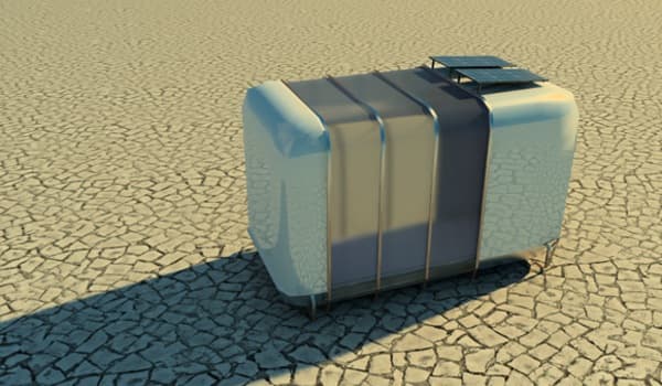 Refugio transformable para emergencias Home Economic Capsule refugio de emergencias