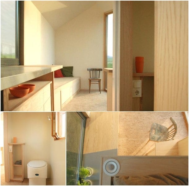 interior minivivienda de Woonpioniers