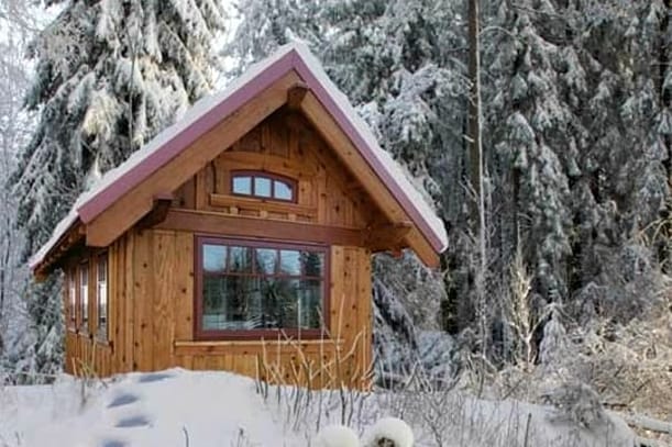 Pequeña casa artesanal casa de madera Gifford Tumbleweed