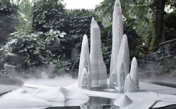 maqueta Shan-shui City MAD Architects