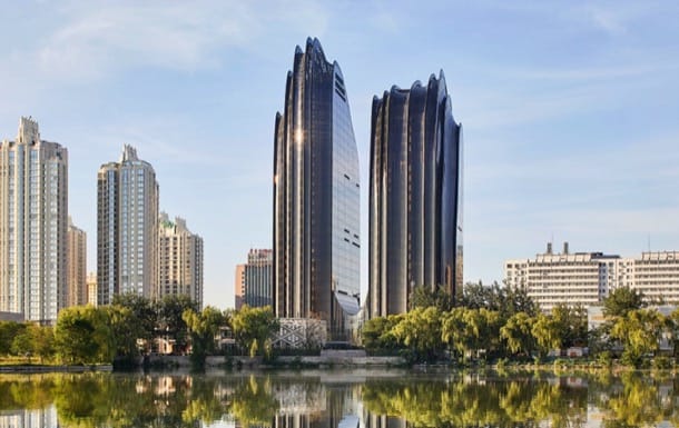 Chaoyang Park Plaza, de arquitectos MAD torres Chaoyang Pekin MAD Architects