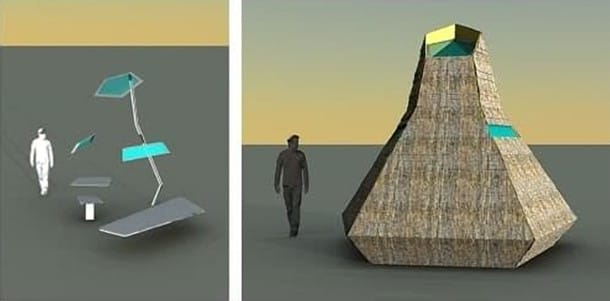 Skin: un refugio elemental modelo SketchUp refugio Skin