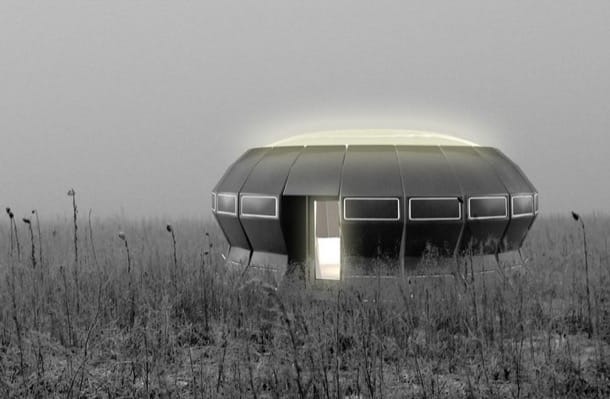 Refugio con calefacción mediante compost refugio Comploo - Bakoko