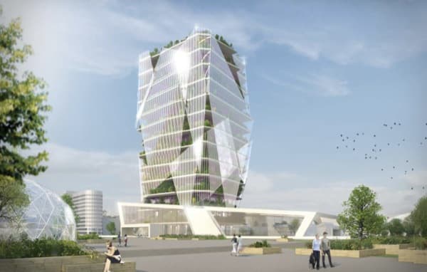 Invernadero vertical para Naaldwijk granja vertical Hortus Celestia