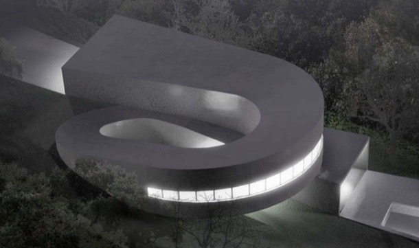 La casa es una helicoide vista aérea Casa 360