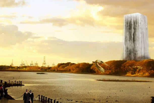 El zoo vertical para Costanera Sur (Buenos Aires) zoo vertical Eden Falls en Puerto Madero