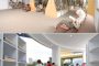 interior biblioteca hecha con contenedores ISO