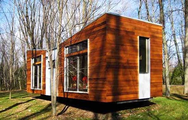 Casa diminuta móvil que se abastece de energías renovables exterior de la casa móvil 12xTRIO