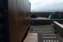 vista lateral de acero corten contenedor Huentelauquén
