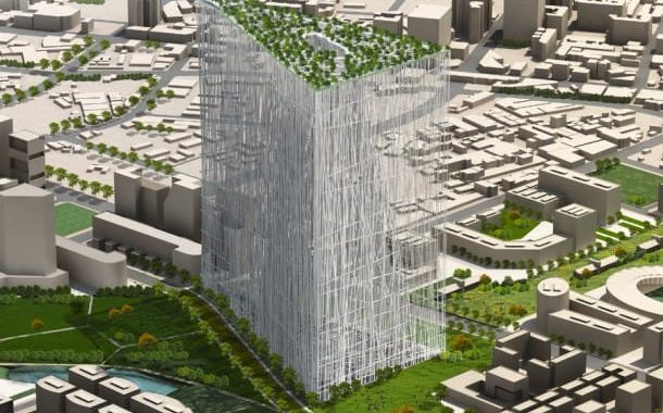 Torre Taiwan Taichung Oasis Siglo21 render