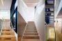 tres fotos de las escaleras de la Casa Guimarães
