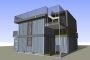 exterior corrugada de vivienda 2x4 Zigloo