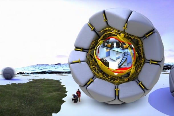 Laboratorio rodante para el Ártico laboratorio rodante Arctic Drifter