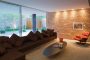 sala de televisión en la Casa Tijolinho - Marcio Kogan