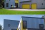 detalle fachada casa Hive Modular - X-Line