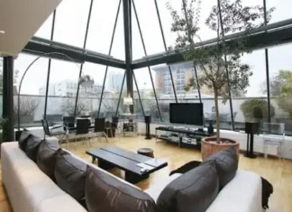 Apartamento dúplex en Londres fachada vidrio Duplex Mallow Street