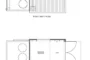 planos planta Whangapoua Sled House