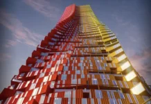 Containscrapers: torre de contenedores para Bombay rascacielos de contenedores Bombay