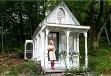 Sandy Foster en su refugio victoriano