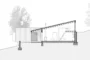 Cottage sección altillo Mogas Arquitectes