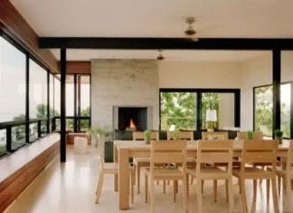 Bluff House. Decoración de una casa de vacaciones decoración sala comedor Casa Bluff