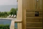 terraza con ducha Bluff House