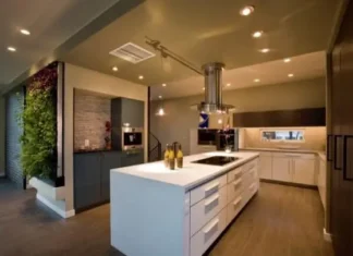 Green Cube House cocina