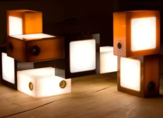 TwistTogether chocolate lamp