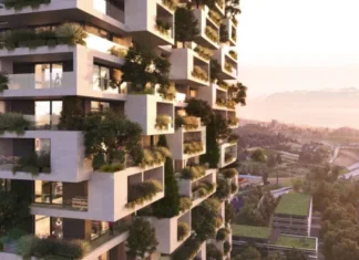 La Tour des Cèdres: el rascacielos ecológico que transforma Lausana detalle fachada La Tour des Cèdres