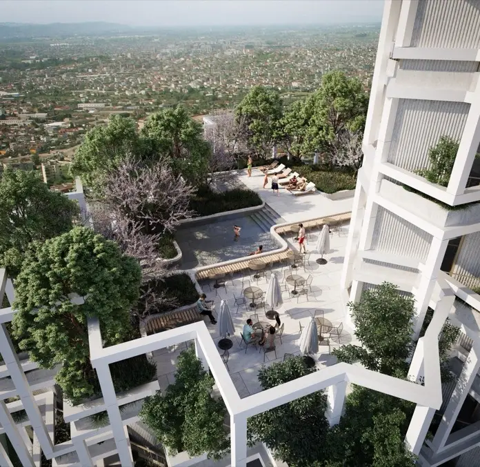 jardines azotea Bond Tower