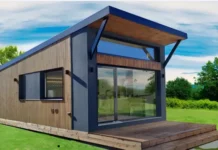 Kyabin: una pequeña casa de madera fabricada en 45 días Exterior de la casa prefabricada Kyabin