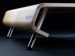 Mesa baja Lowbay, de Han Koning.