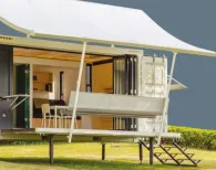 Exterior de casa container G-Pod-Dwell