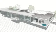 Dibujo en perspectiva para São Francisco Xavier House