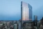 Fachada de vidrio de Boston South Station Tower